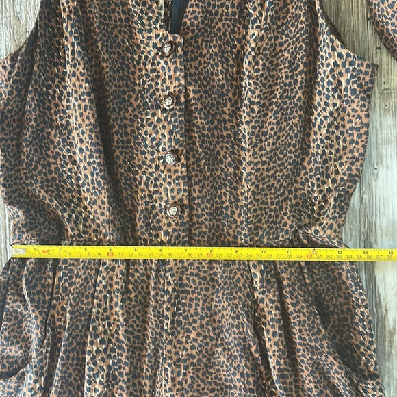 M.J.Carroll leopard Print Jumpsuit, Size 5-6 - Picture 13 of 17